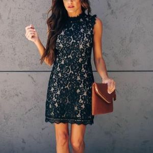 Floral lace dress